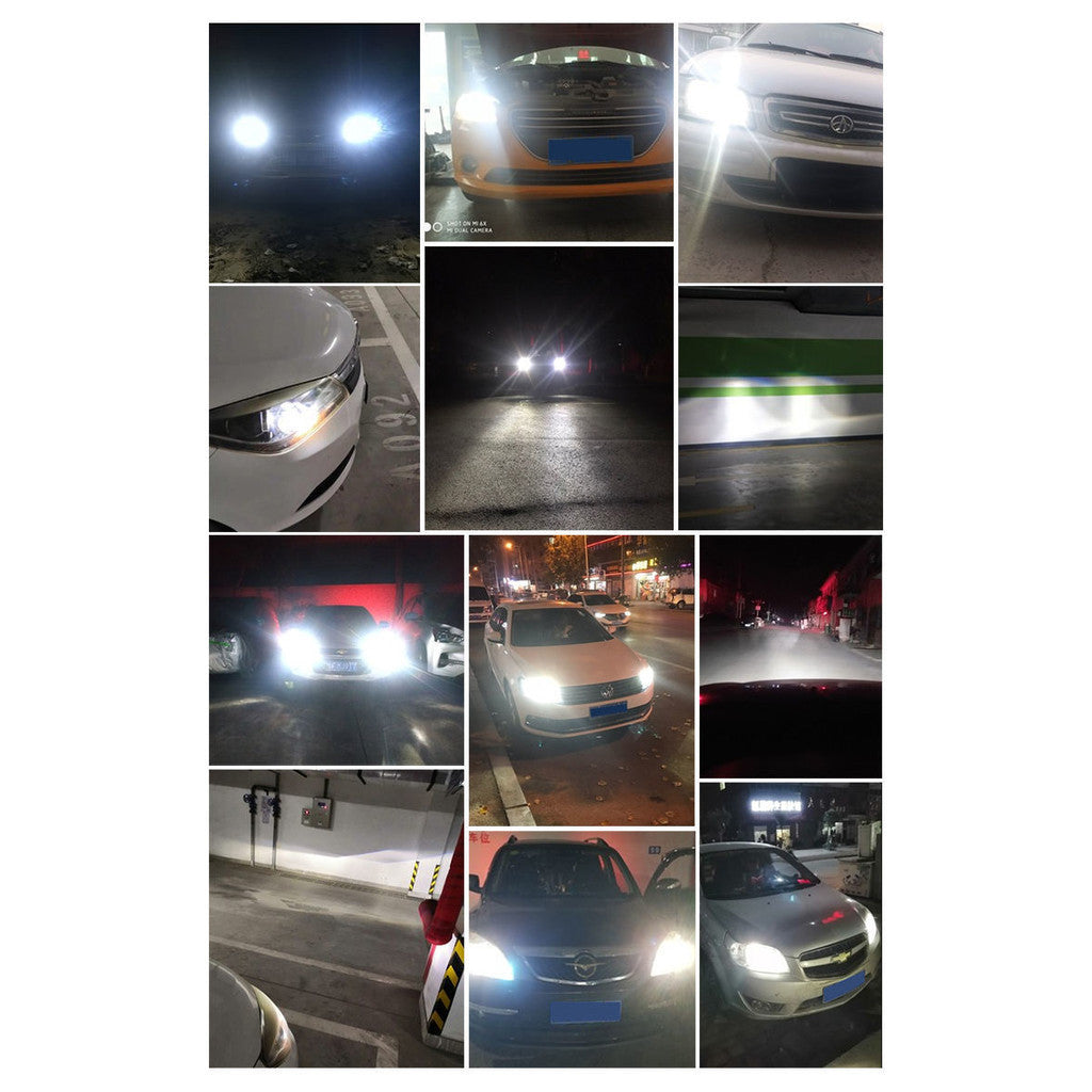 ไฟหน้ารถยนต์ LED F7#PRO 80W 12000LM 12-24V ขั้ว H4 H7 H11 HB3 HB4 byakiracing
